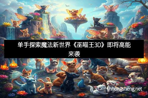 单手探索魔法新世界《巫喵王3D》即将高能来袭